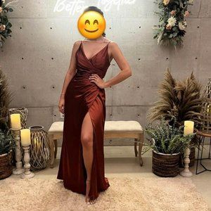 Charmeuse Draped Strappy by David Bridal